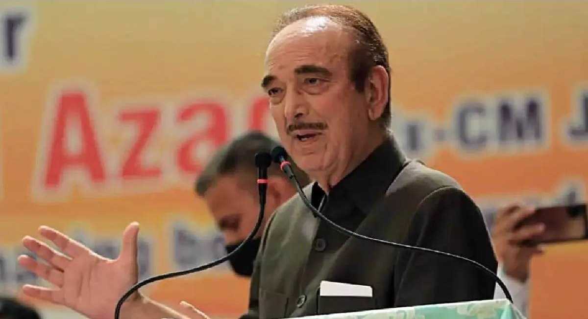 जम्मू में बढ़ते आतंकवाद पर गुलाम नबी आजाद ने जताई चिंता